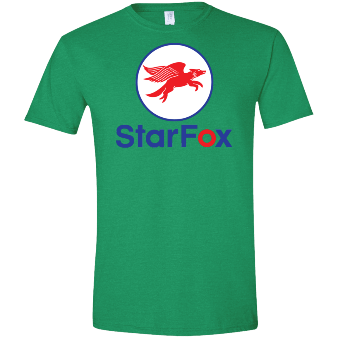 T-Shirts Heather Irish Green / S Starfox Men's Semi-Fitted Softstyle