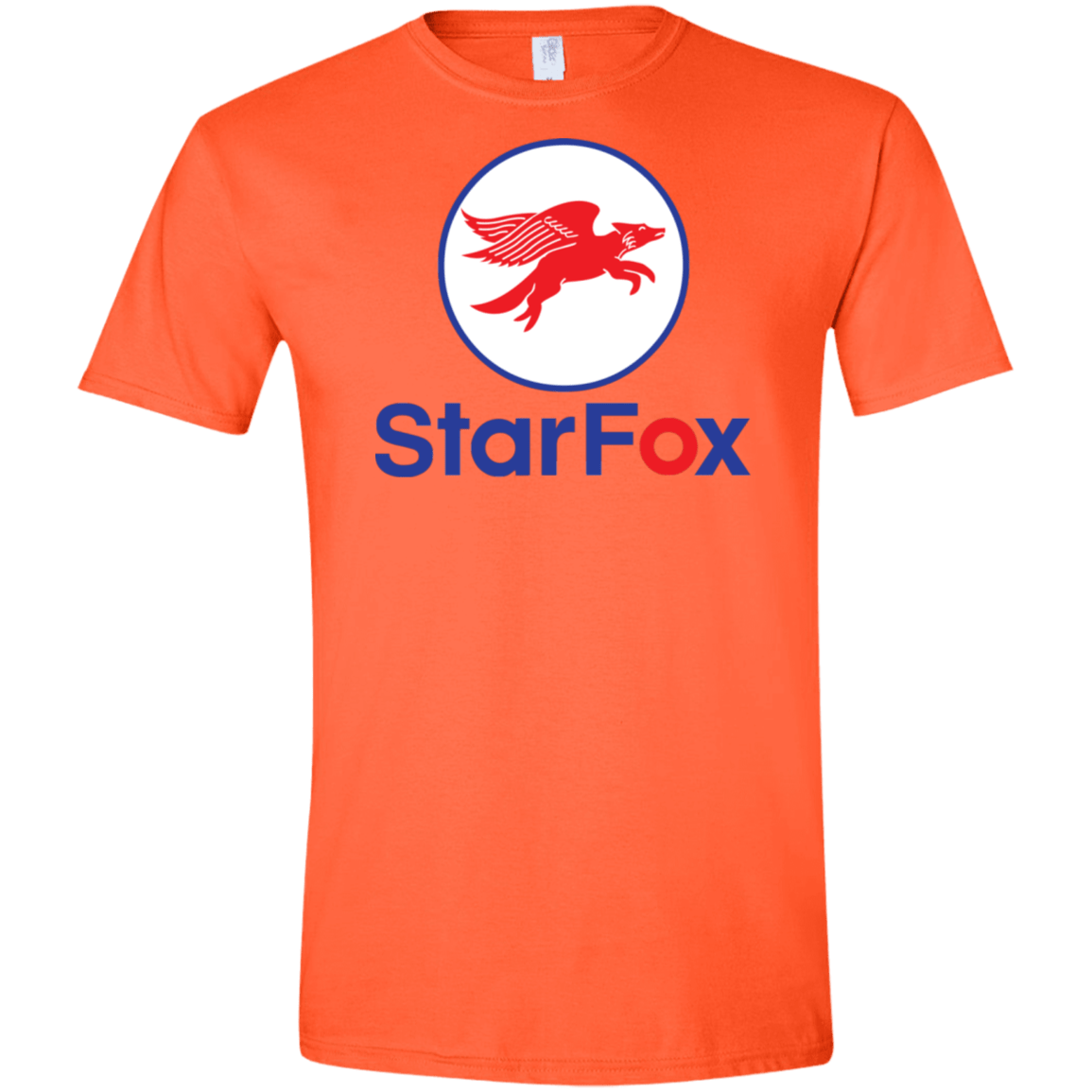 T-Shirts Orange / S Starfox Men's Semi-Fitted Softstyle
