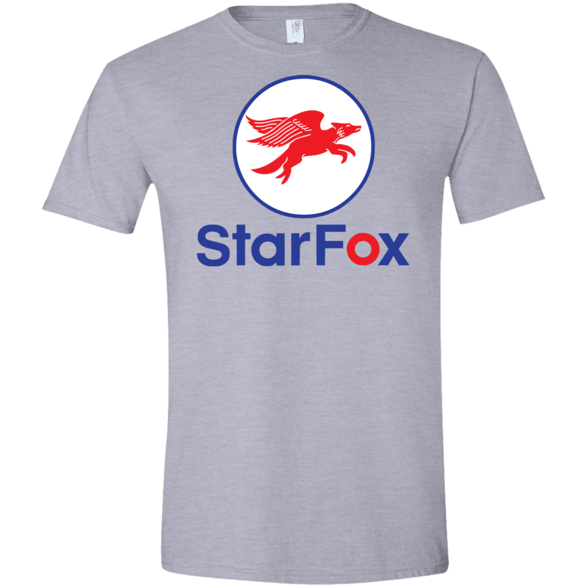T-Shirts Sport Grey / X-Small Starfox Men's Semi-Fitted Softstyle