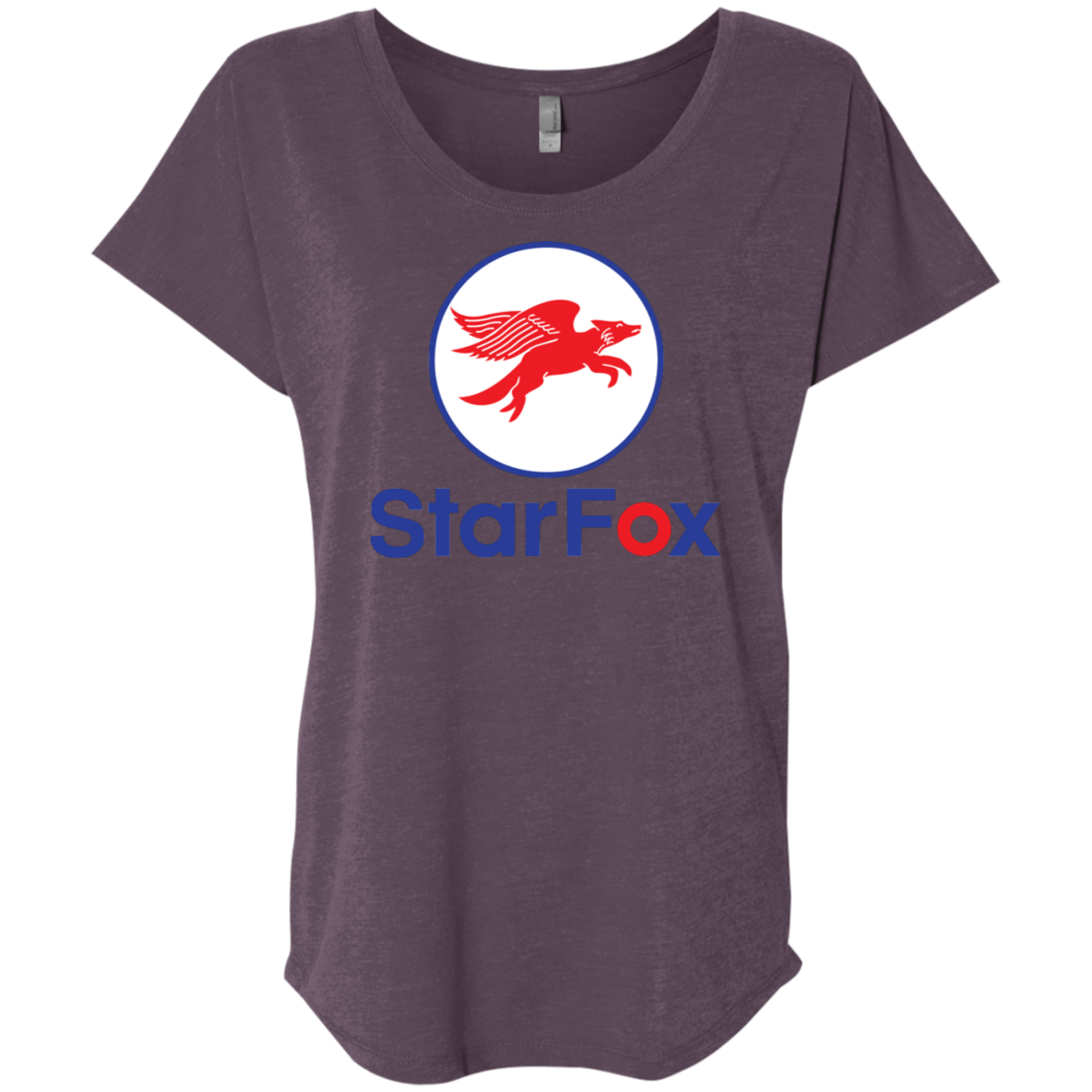 T-Shirts Vintage Purple / X-Small Starfox Triblend Dolman Sleeve