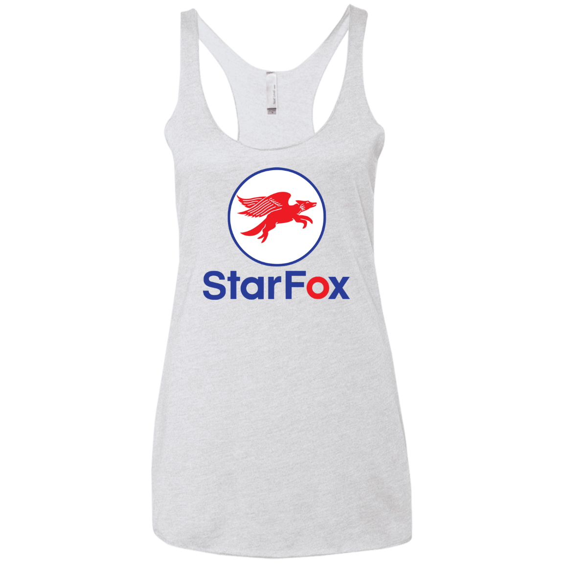 T-Shirts Heather White / X-Small Starfox Women's Triblend Racerback Tank