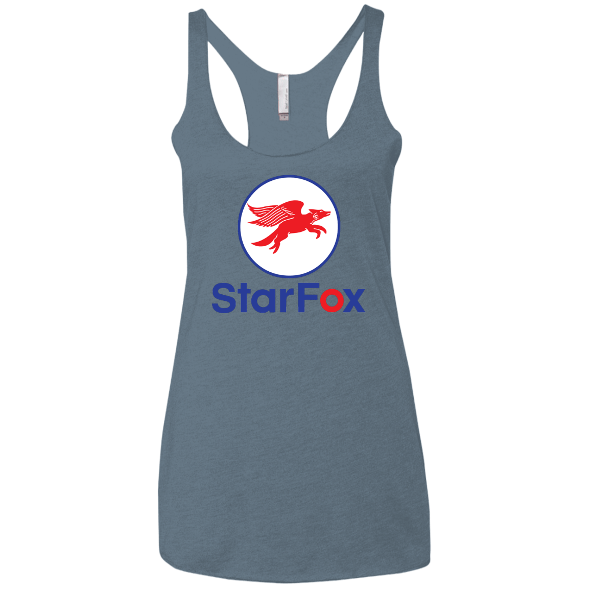 T-Shirts Indigo / X-Small Starfox Women's Triblend Racerback Tank