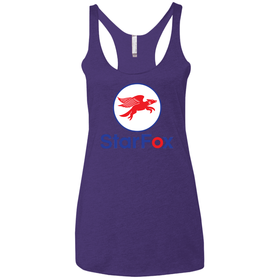 T-Shirts Purple Rush / X-Small Starfox Women's Triblend Racerback Tank