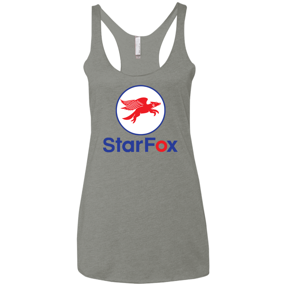 T-Shirts Venetian Grey / X-Small Starfox Women's Triblend Racerback Tank