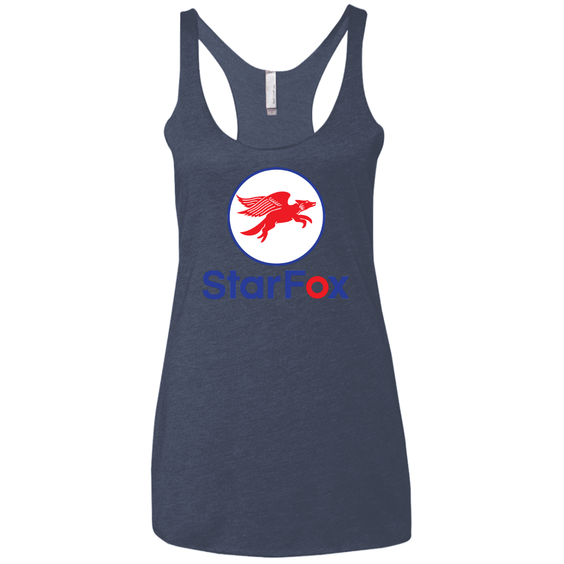 T-Shirts Vintage Navy / X-Small Starfox Women's Triblend Racerback Tank