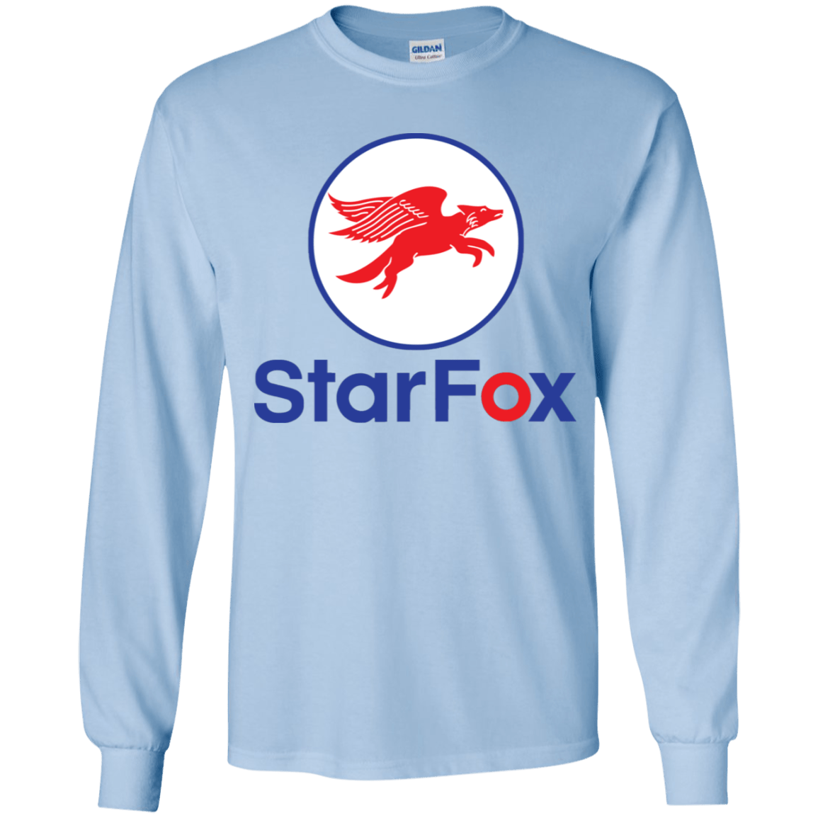 T-Shirts Light Blue / YS Starfox Youth Long Sleeve T-Shirt