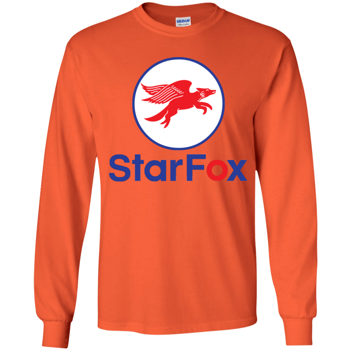 T-Shirts Orange / YS Starfox Youth Long Sleeve T-Shirt
