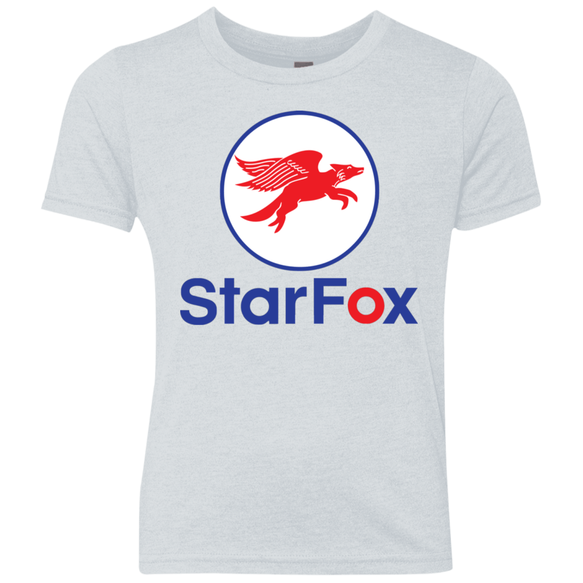 T-Shirts Heather White / YXS Starfox Youth Triblend T-Shirt