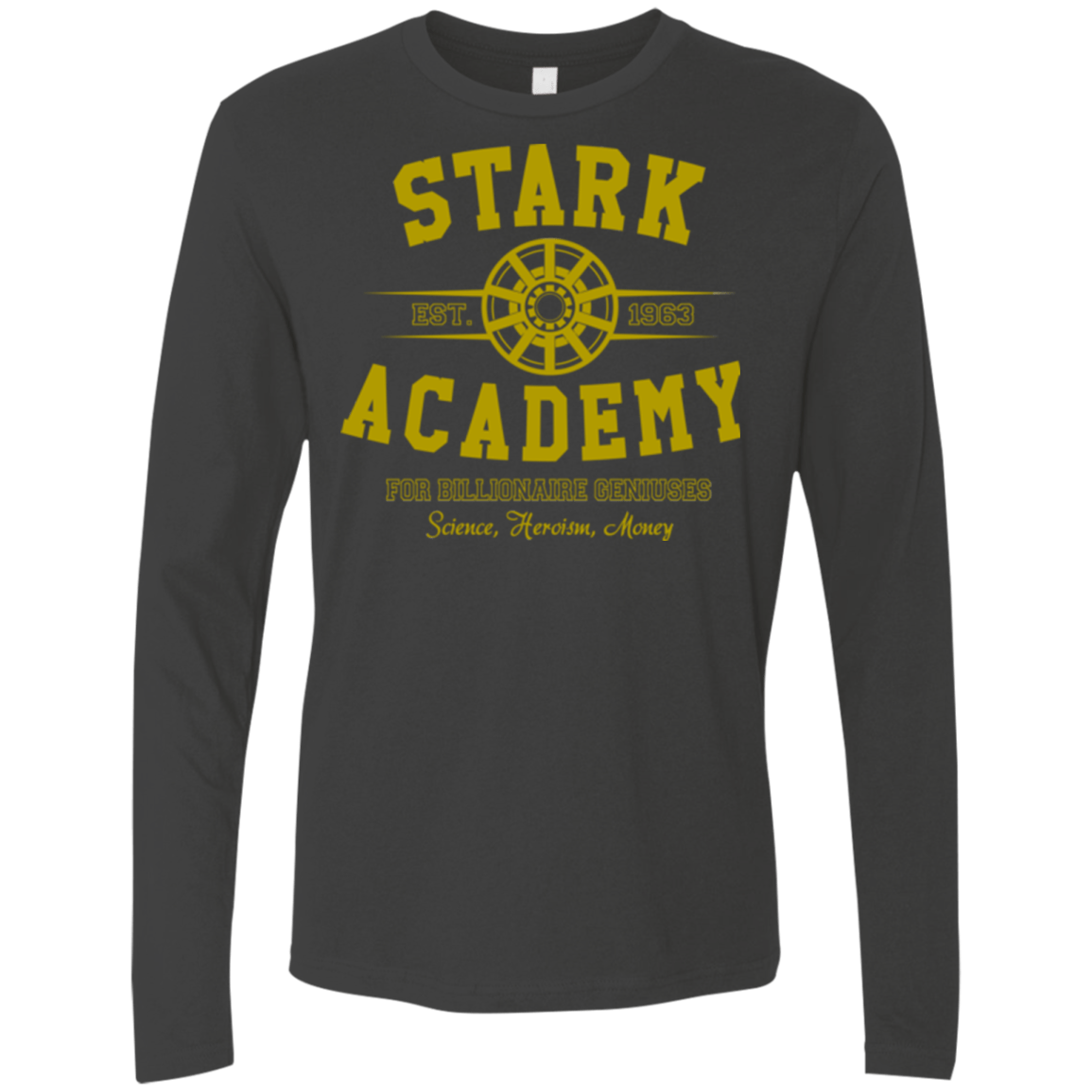 T-Shirts Heavy Metal / Small Stark Academy Men's Premium Long Sleeve