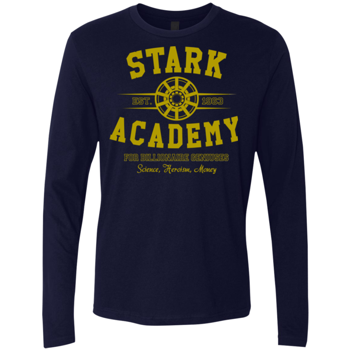 T-Shirts Midnight Navy / Small Stark Academy Men's Premium Long Sleeve