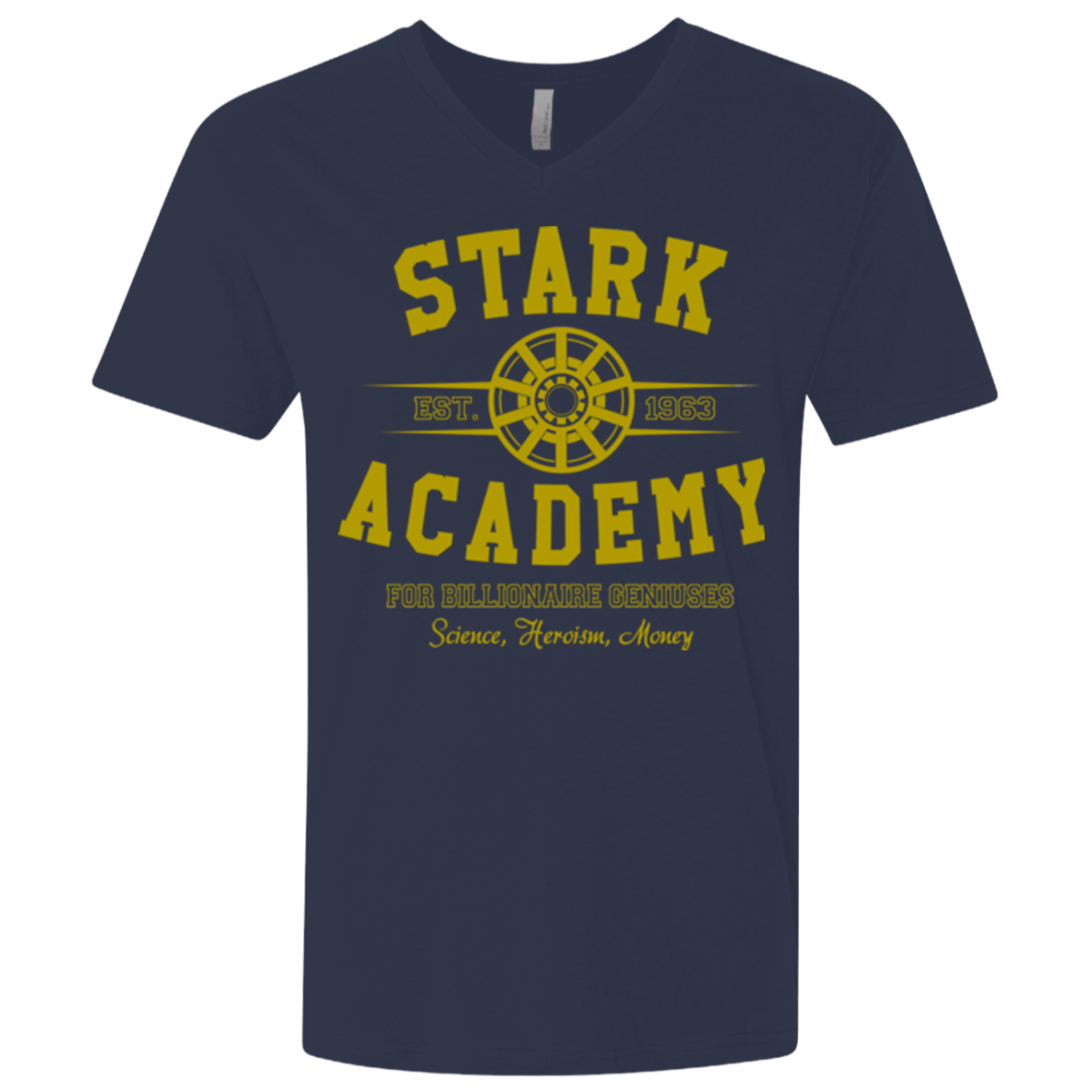T-Shirts Midnight Navy / X-Small Stark Academy Men's Premium V-Neck