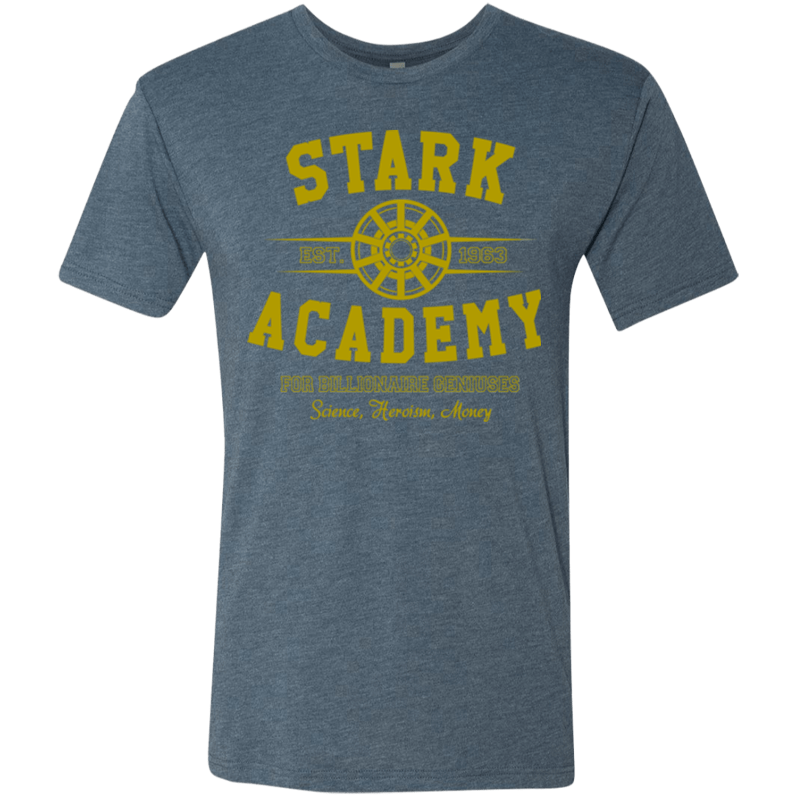 T-Shirts Indigo / Small Stark Academy Men's Triblend T-Shirt