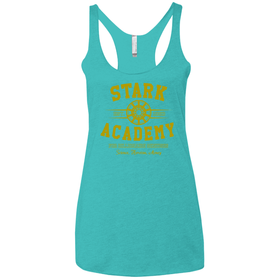 T-Shirts Tahiti Blue / X-Small Stark Academy Women's Triblend Racerback Tank