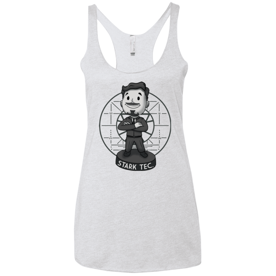 T-Shirts Heather White / X-Small Stark boy Women's Triblend Racerback Tank