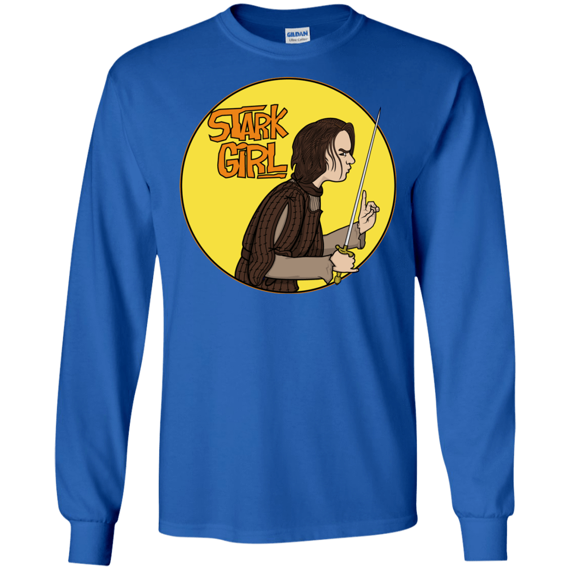 T-Shirts Royal / S Stark girl Men's Long Sleeve T-Shirt