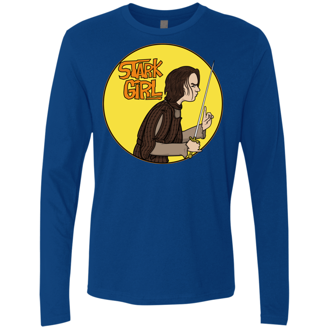 T-Shirts Royal / S Stark girl Men's Premium Long Sleeve