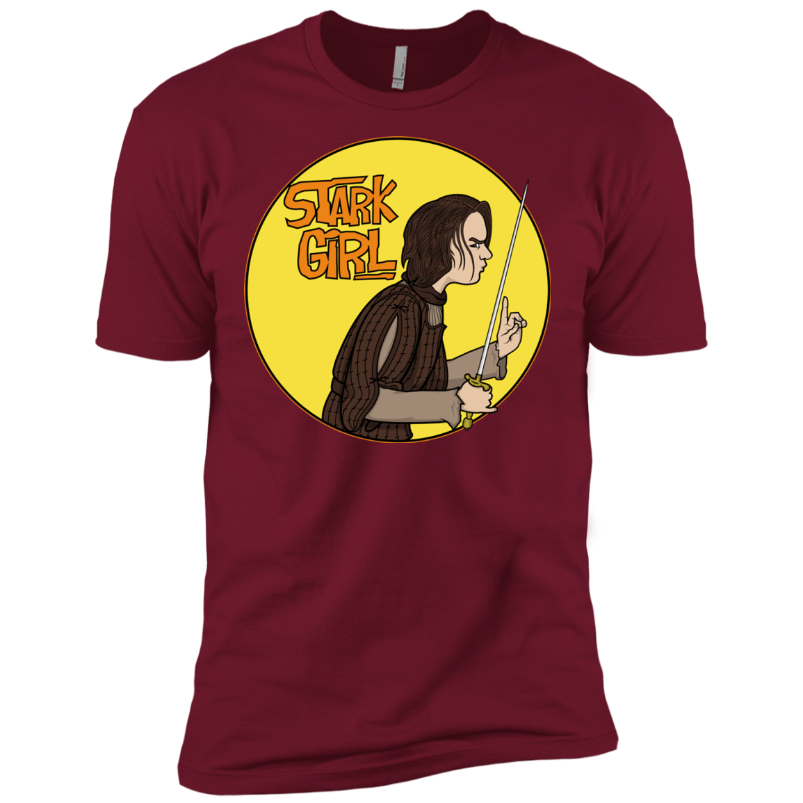 T-Shirts Cardinal / X-Small Stark girl Men's Premium T-Shirt