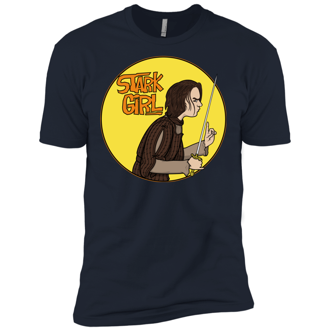 T-Shirts Midnight Navy / X-Small Stark girl Men's Premium T-Shirt