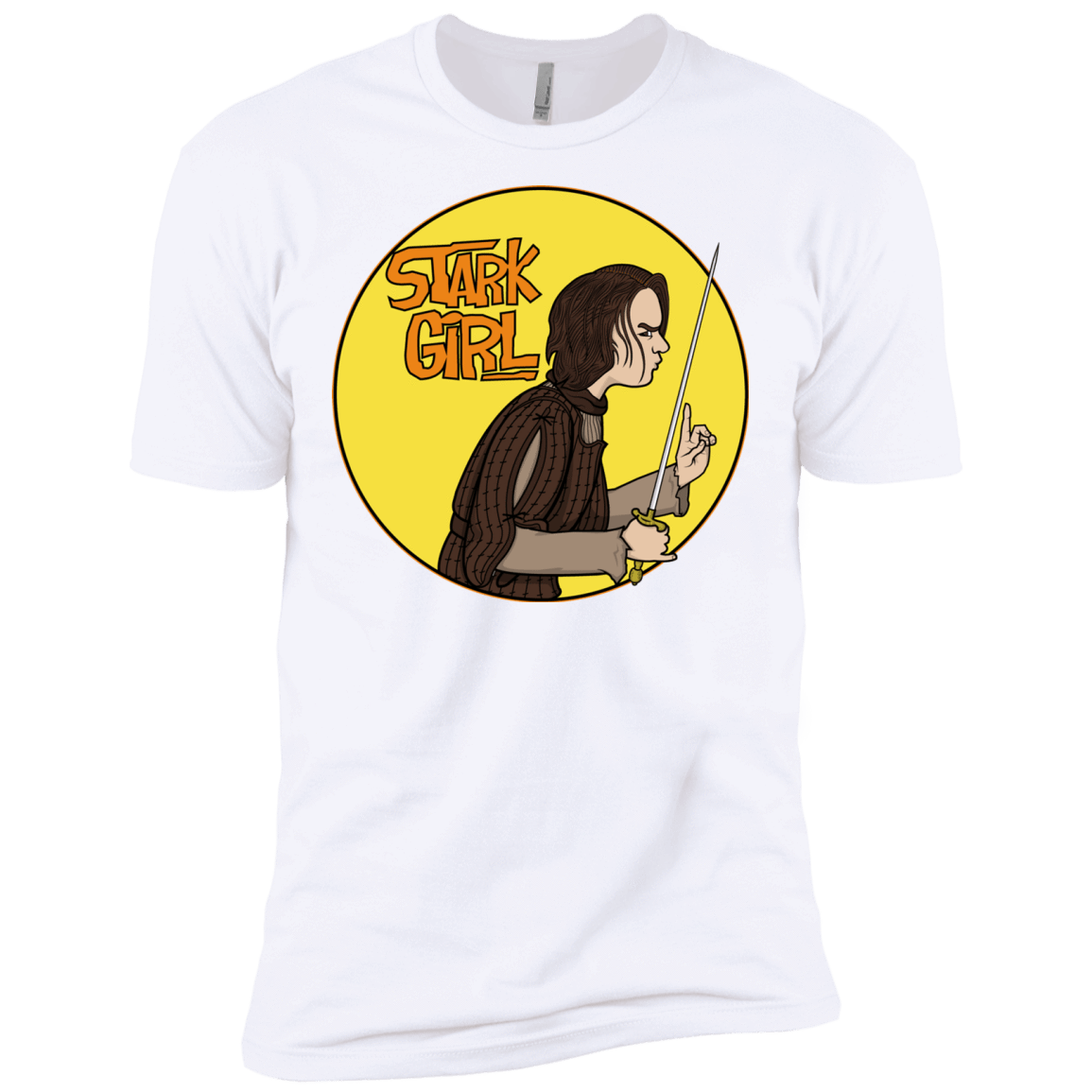T-Shirts White / X-Small Stark girl Men's Premium T-Shirt