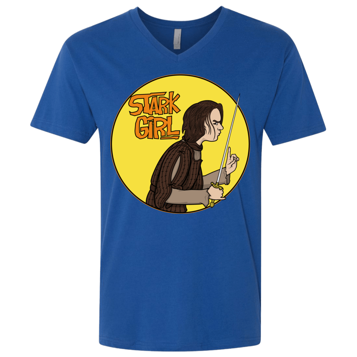 T-Shirts Royal / X-Small Stark girl Men's Premium V-Neck