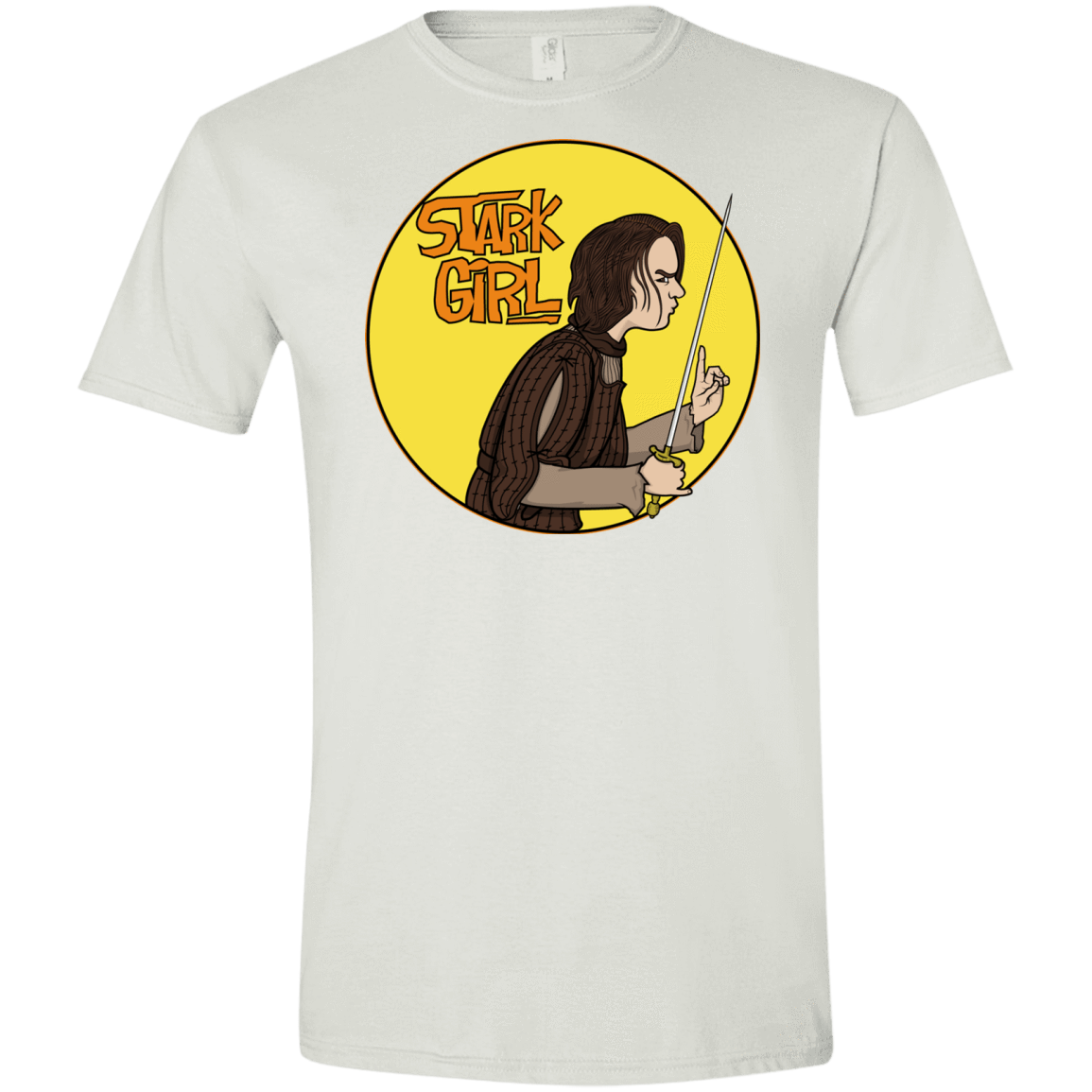 T-Shirts White / X-Small Stark girl Men's Semi-Fitted Softstyle