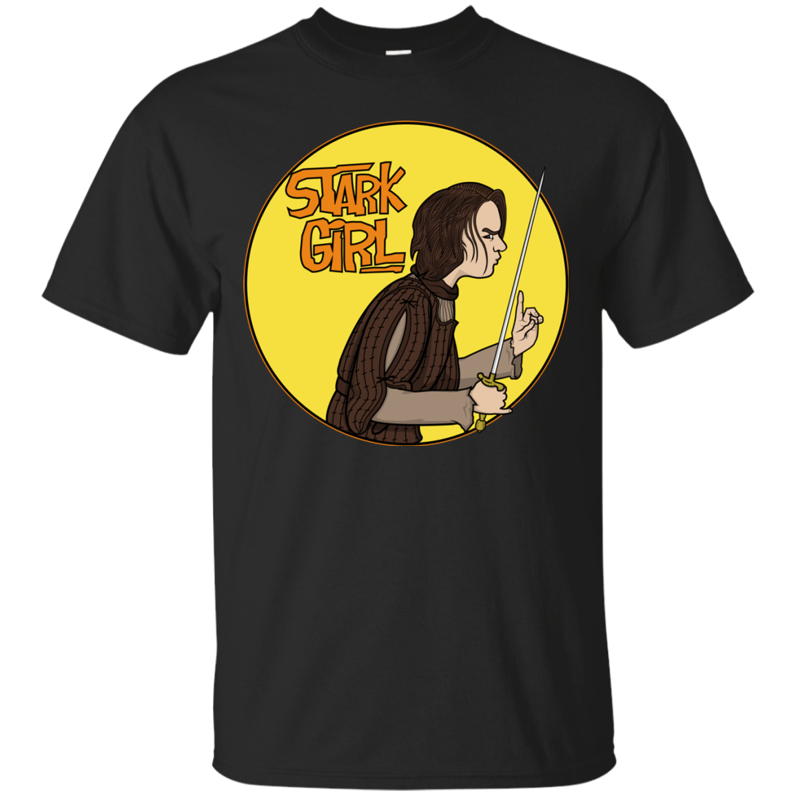 T-Shirts Black / S Stark girl T-Shirt