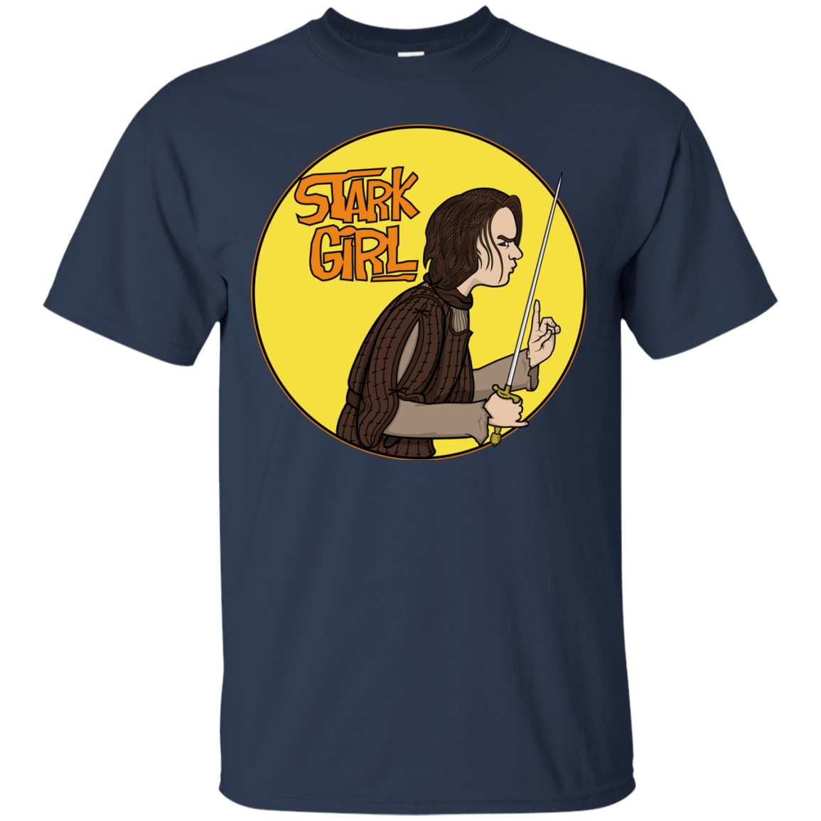 T-Shirts Navy / S Stark girl T-Shirt
