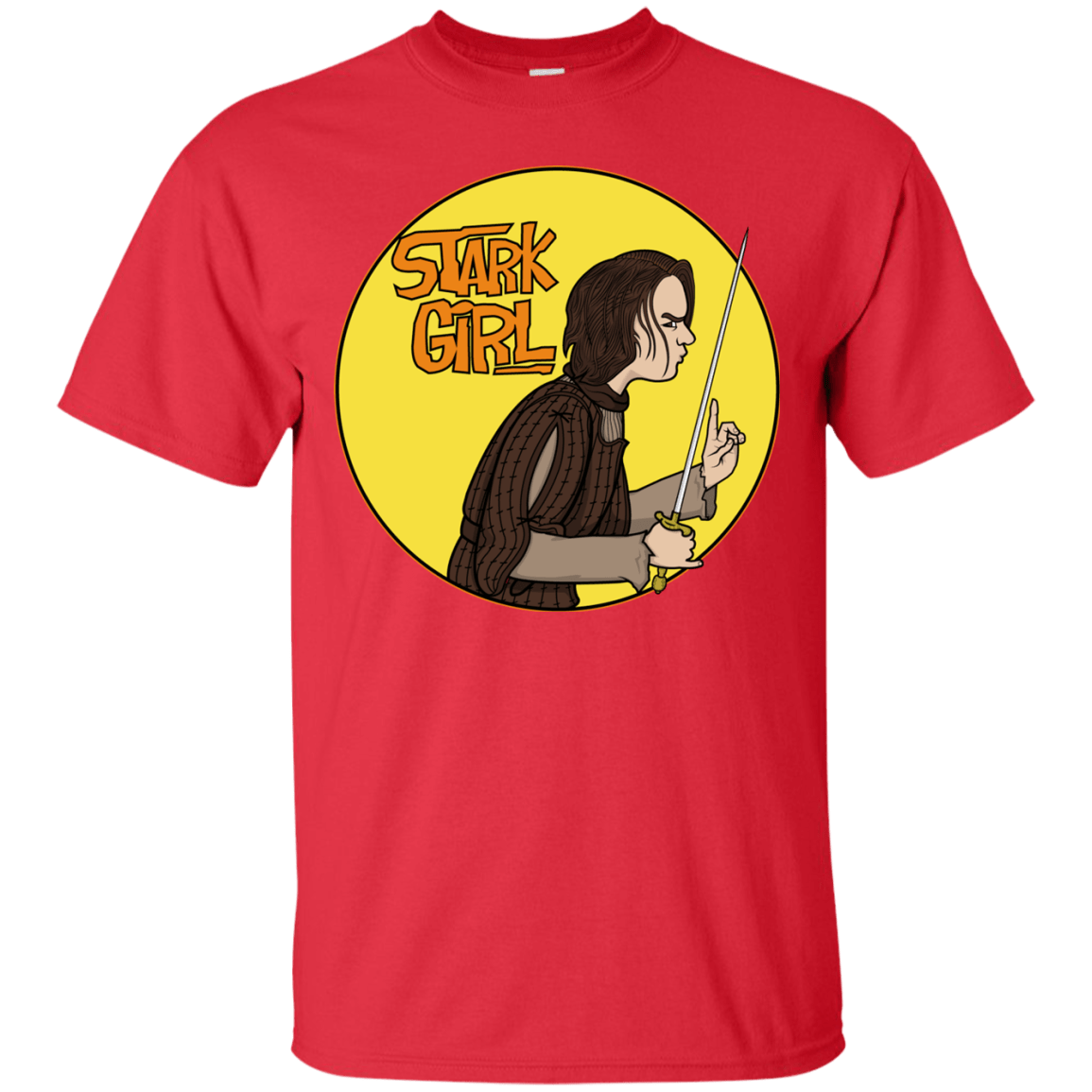 T-Shirts Red / S Stark girl T-Shirt