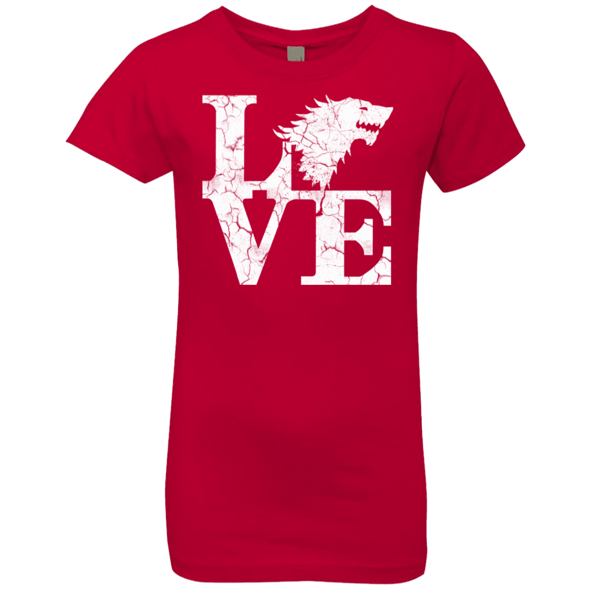 T-Shirts Red / YXS Stark Love Girls Premium T-Shirt