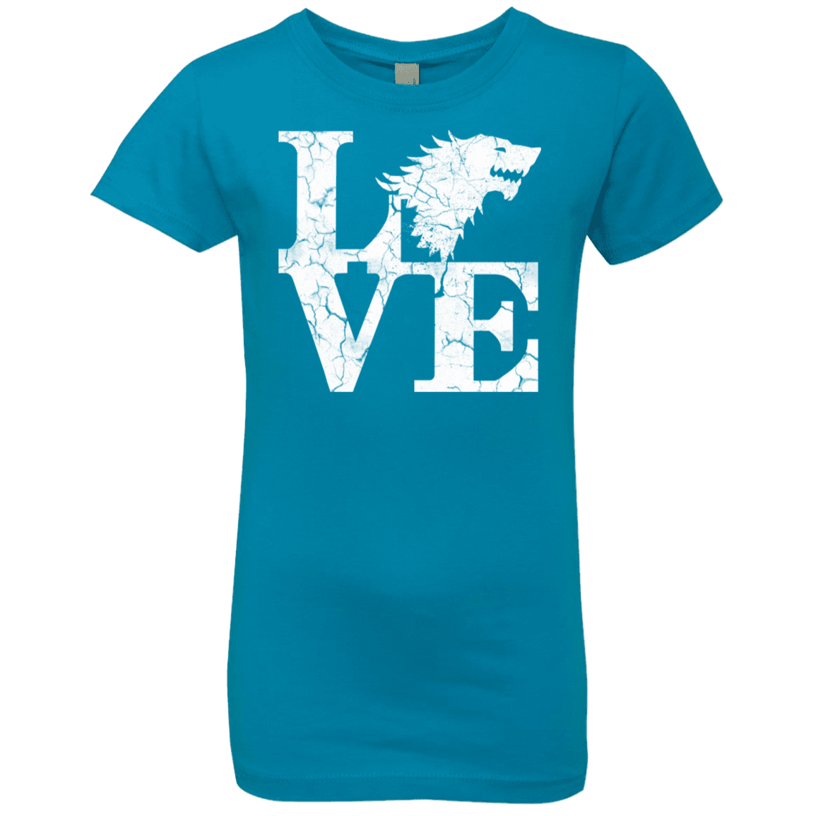 T-Shirts Turquoise / YXS Stark Love Girls Premium T-Shirt