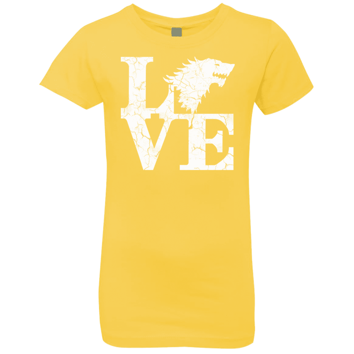 T-Shirts Vibrant Yellow / YXS Stark Love Girls Premium T-Shirt