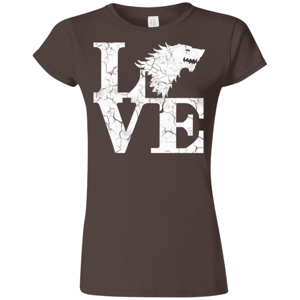 T-Shirts Dark Chocolate / S Stark Love Junior Slimmer-Fit T-Shirt