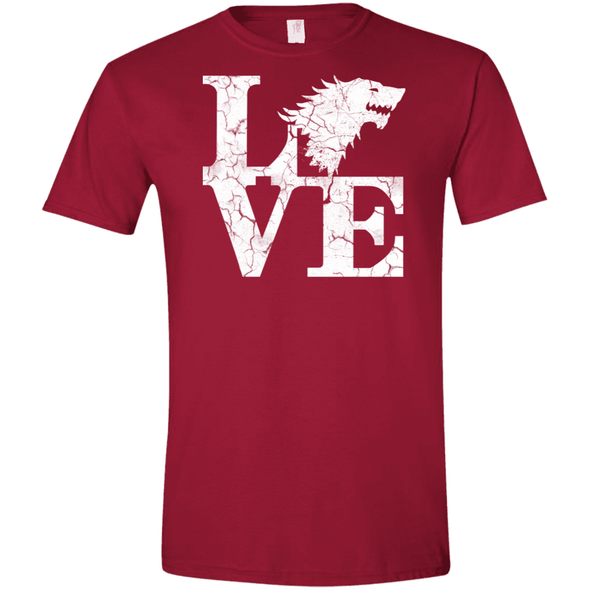 T-Shirts Cardinal Red / S Stark Love Men's Semi-Fitted Softstyle