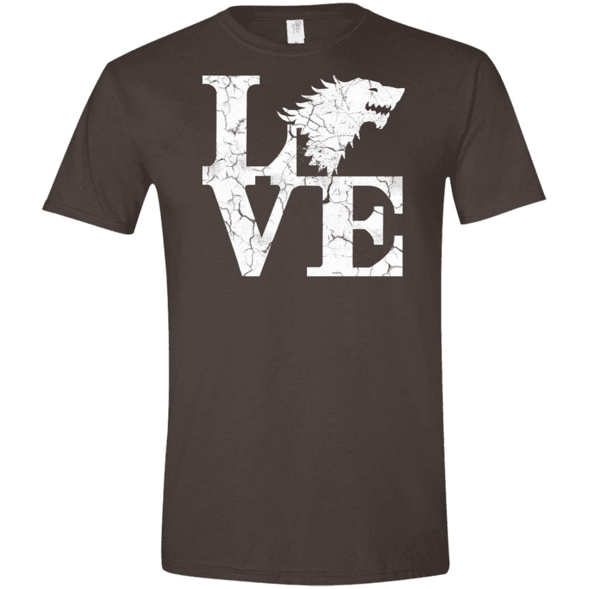 T-Shirts Dark Chocolate / S Stark Love Men's Semi-Fitted Softstyle