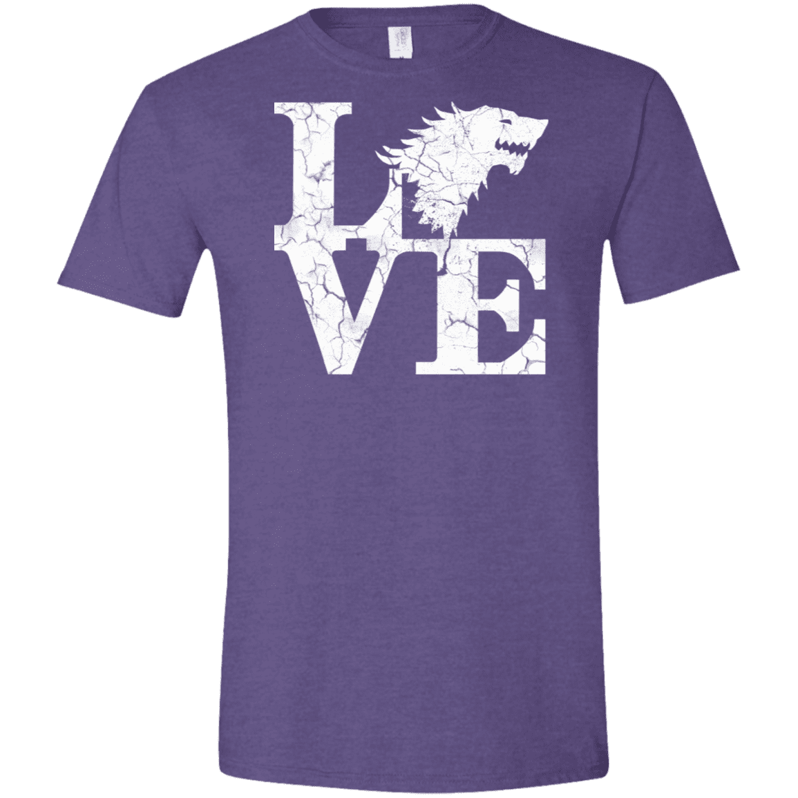 T-Shirts Heather Purple / S Stark Love Men's Semi-Fitted Softstyle
