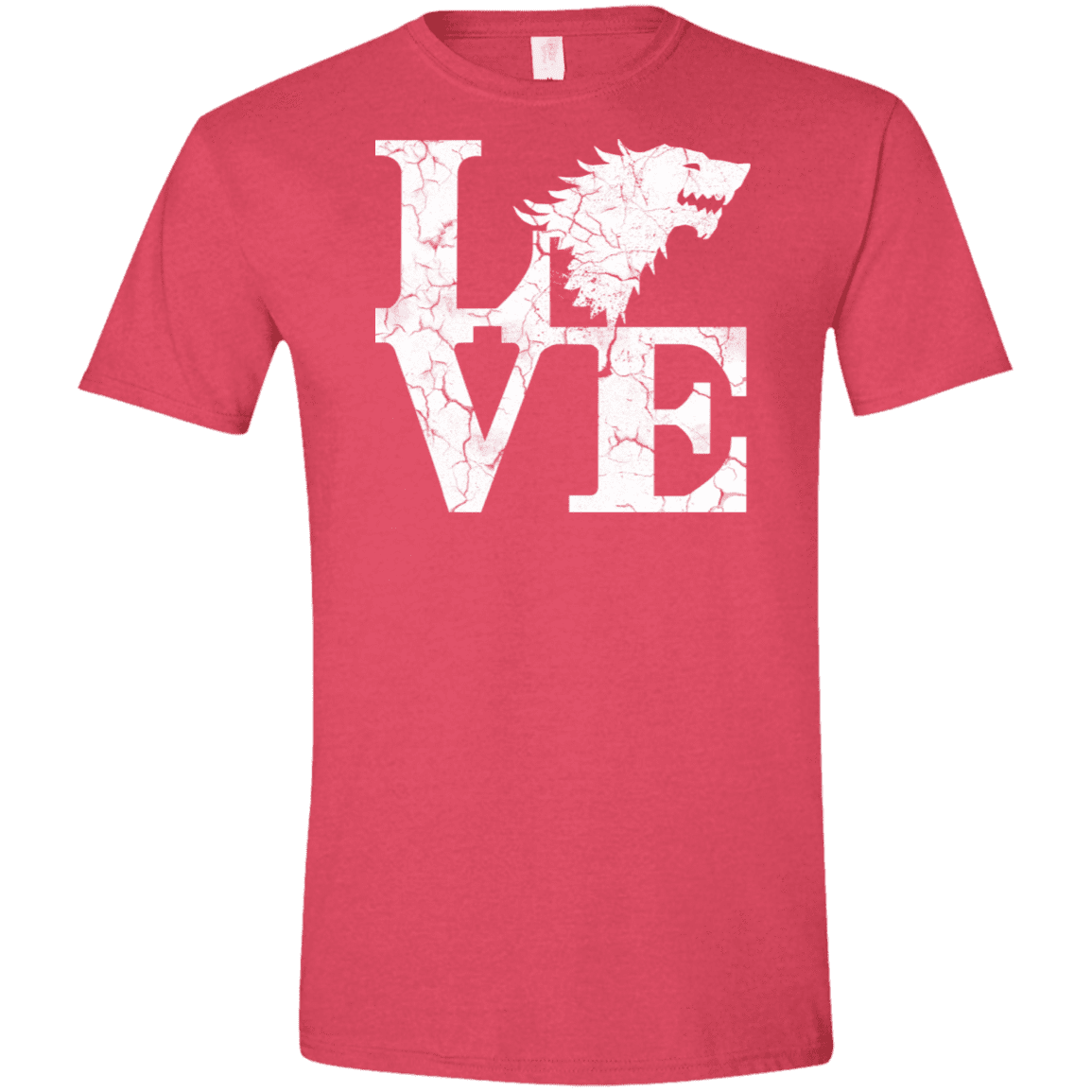 T-Shirts Heather Red / S Stark Love Men's Semi-Fitted Softstyle