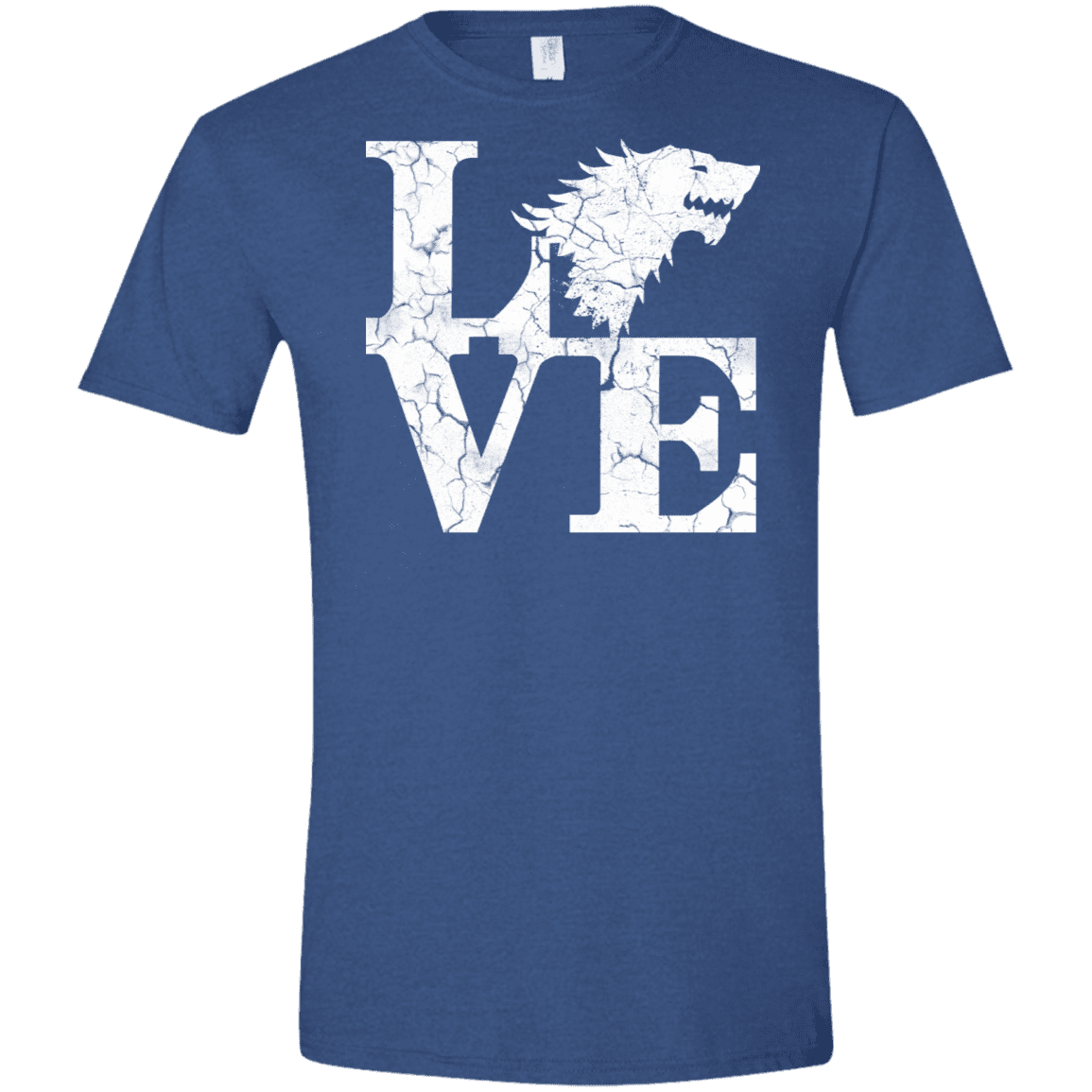 T-Shirts Heather Royal / X-Small Stark Love Men's Semi-Fitted Softstyle