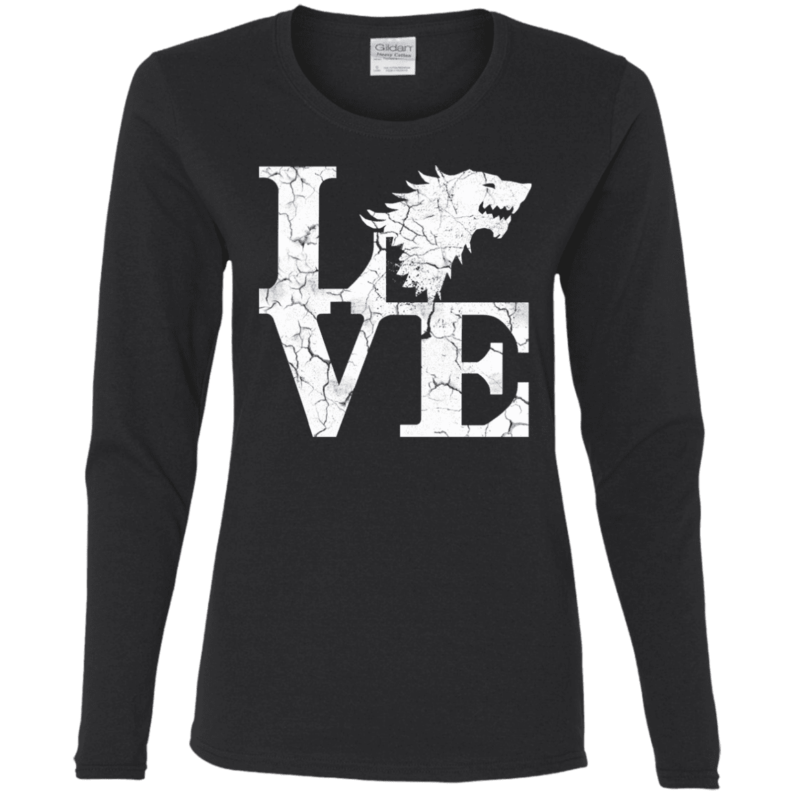 T-Shirts Black / S Stark Love Women's Long Sleeve T-Shirt