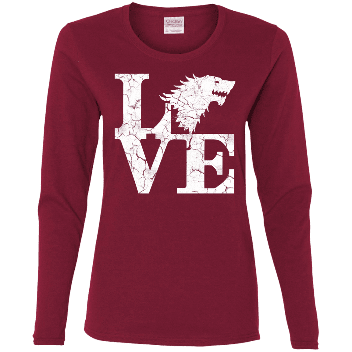 T-Shirts Cardinal / S Stark Love Women's Long Sleeve T-Shirt