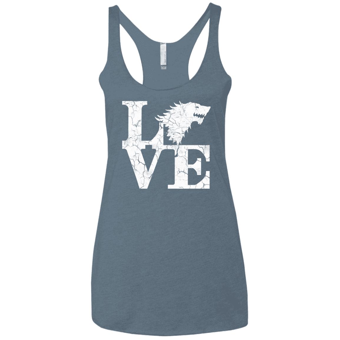 T-Shirts Indigo / X-Small Stark Love Women's Triblend Racerback Tank