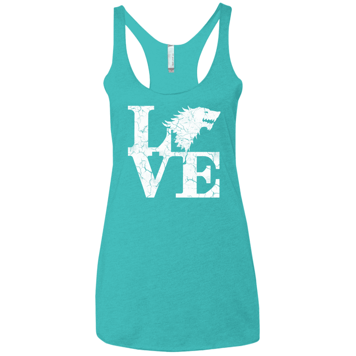 T-Shirts Tahiti Blue / X-Small Stark Love Women's Triblend Racerback Tank