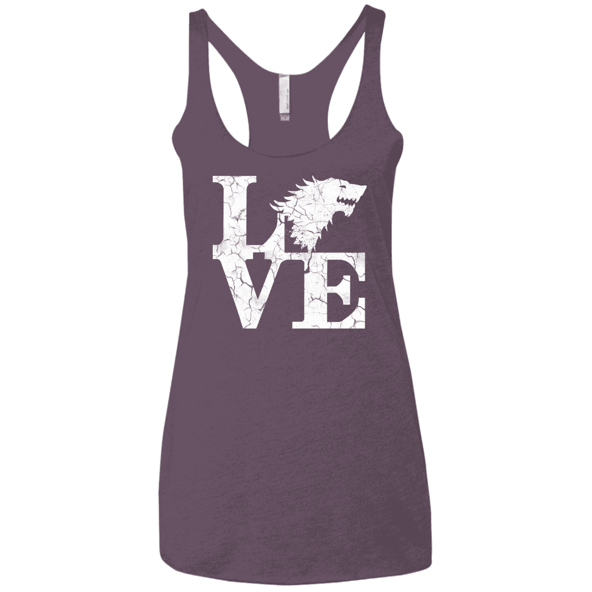 T-Shirts Vintage Purple / X-Small Stark Love Women's Triblend Racerback Tank