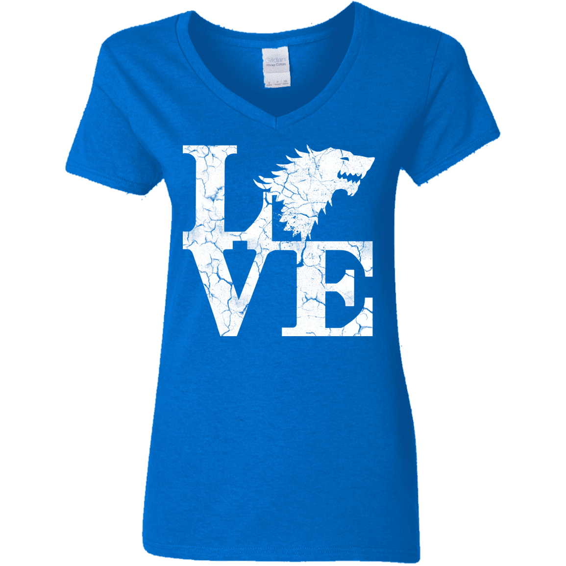 T-Shirts Royal / S Stark Love Women's V-Neck T-Shirt
