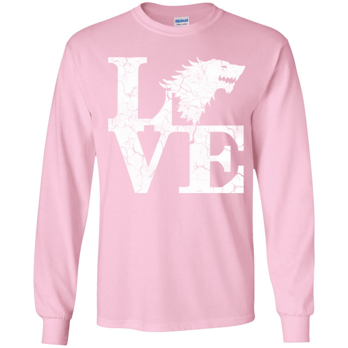 T-Shirts Light Pink / YS Stark Love Youth Long Sleeve T-Shirt