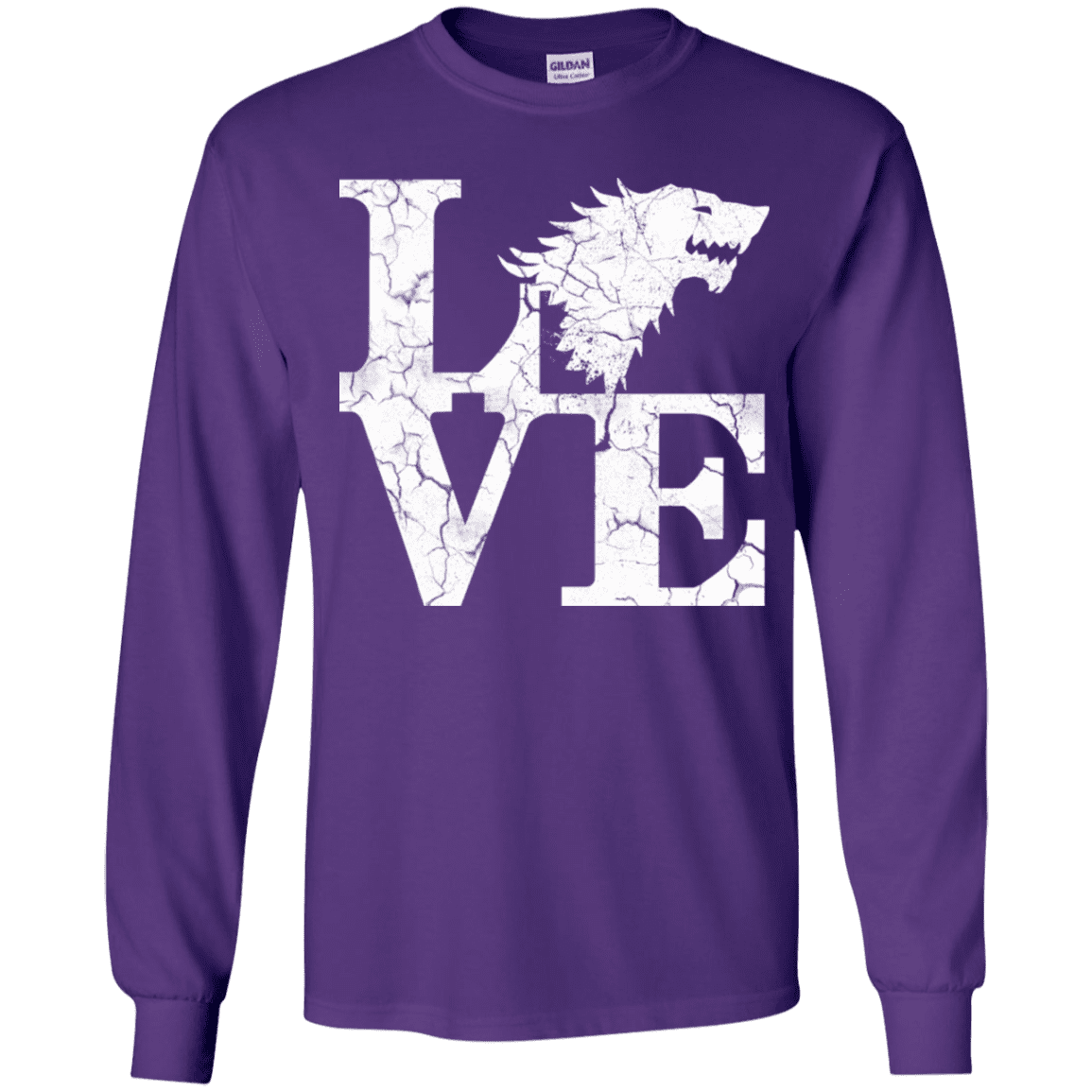 T-Shirts Purple / YS Stark Love Youth Long Sleeve T-Shirt