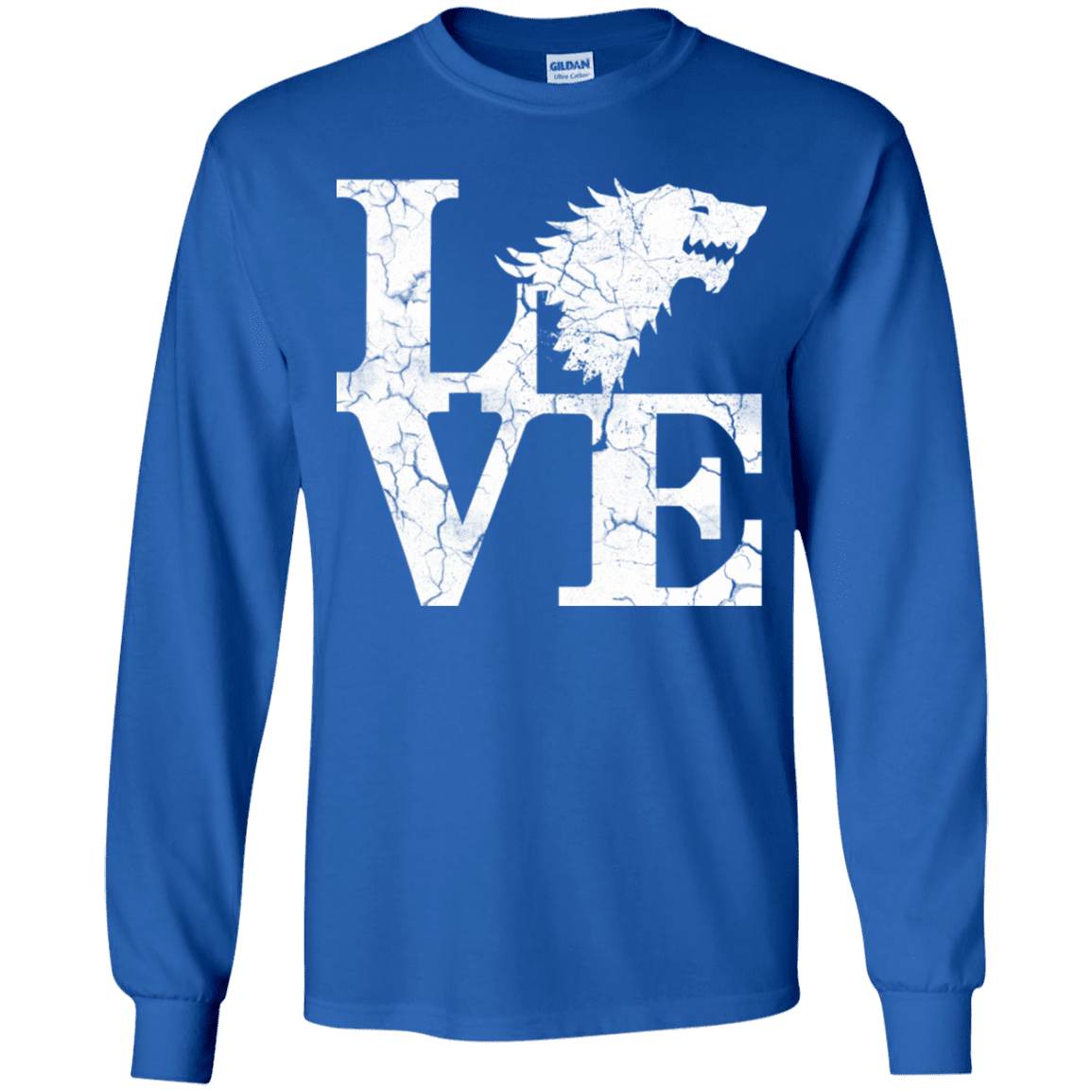 T-Shirts Royal / YS Stark Love Youth Long Sleeve T-Shirt