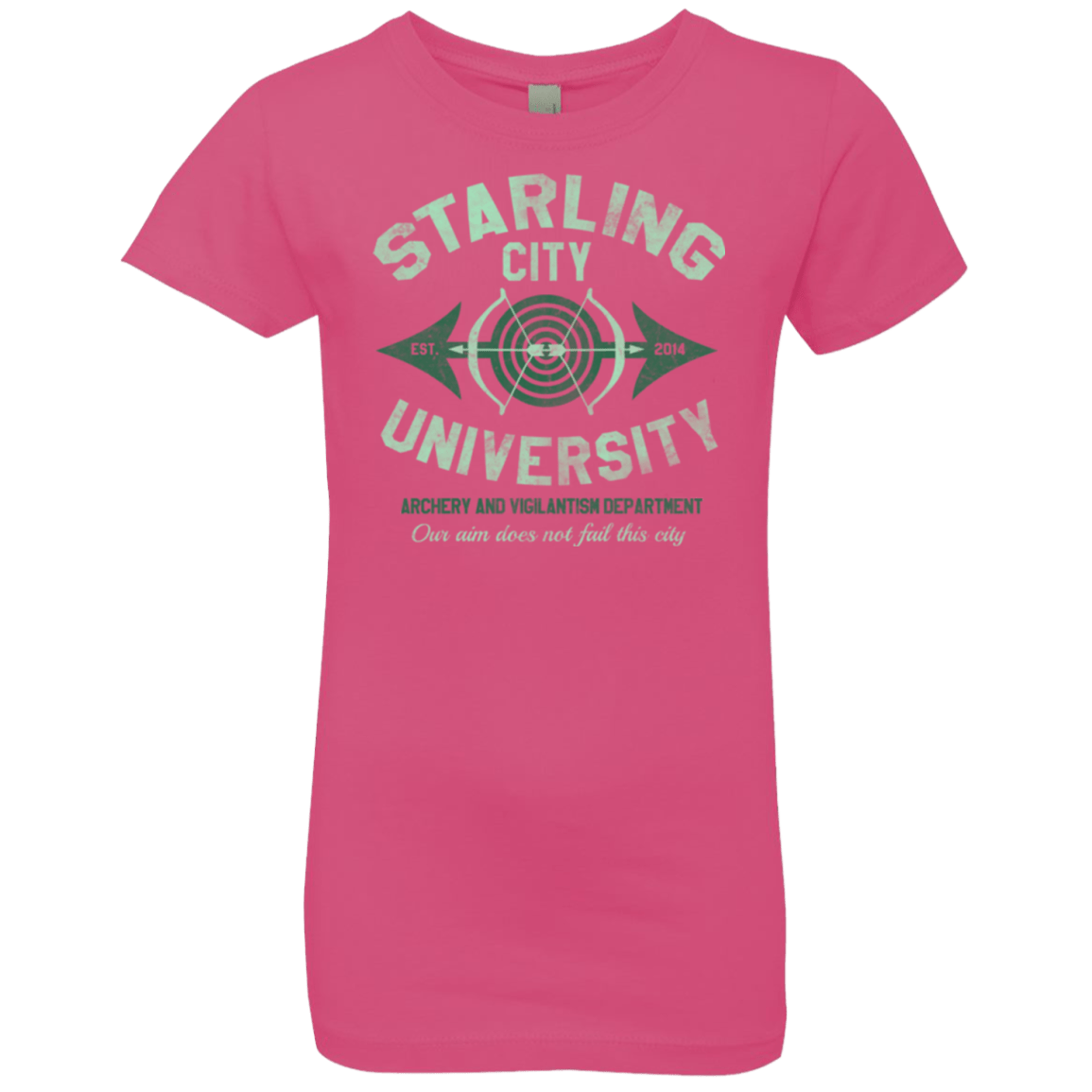 T-Shirts Hot Pink / YXS Starling City U Girls Premium T-Shirt