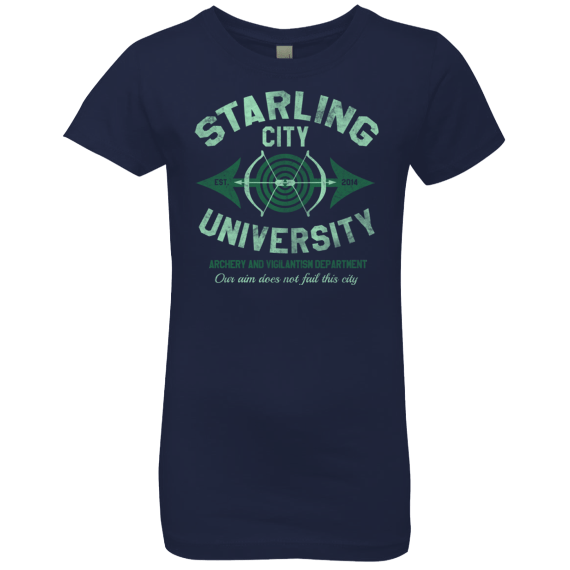 T-Shirts Midnight Navy / YXS Starling City U Girls Premium T-Shirt