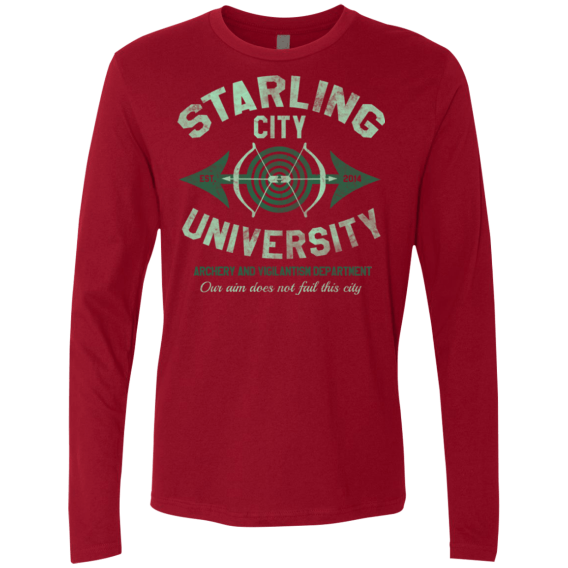 T-Shirts Cardinal / Small Starling City U Men's Premium Long Sleeve