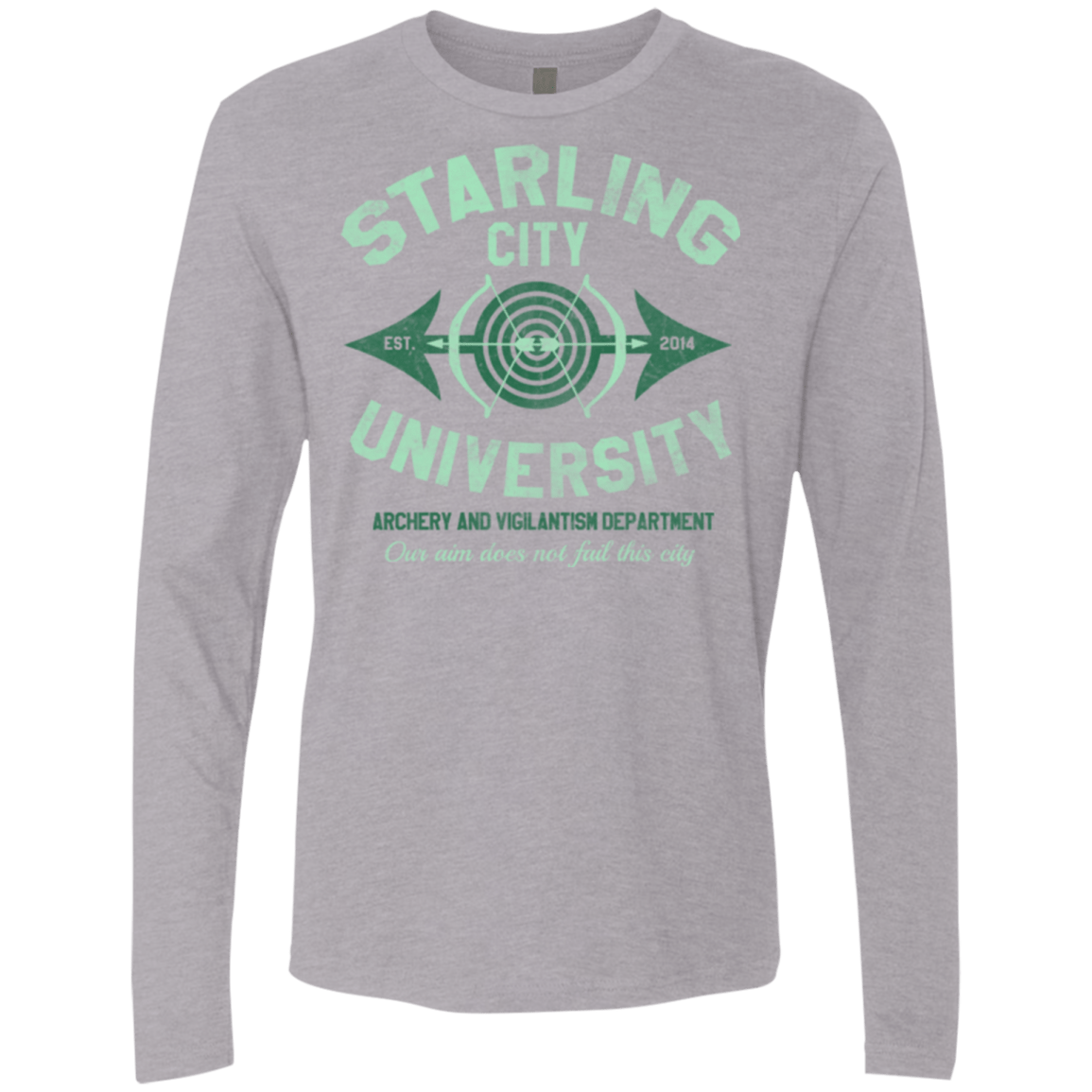 T-Shirts Heather Grey / Small Starling City U Men's Premium Long Sleeve